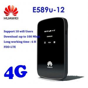 Original Unlocked HUAWEI E589 4G LTE pocket Mobile wifi Hotspot Huawei E589 4g wifi router