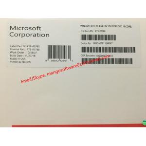 China International Application Windows Server Standard OEM Box Windows Sever 2019 DVD Pack supplier