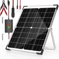 China 25W Solar Battery Trickle Charger Maintainer 12V For Car Motorcycle on sale