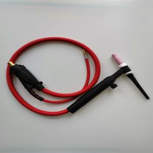 China WP-26V-R 35-70 EU Plug TIG Torch kit Воздушно-охлаждаемый сварочный пистолет с газовым клапаном 200A Черный Красный supplier