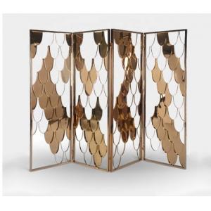 China SUS304 Laser Cut Stainless Steel Room Divider Decorative panels 1219mm width supplier