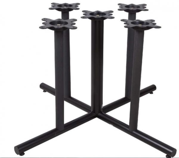 Cast Iron Restaurant Table Bases Multi Columns Sturdy Cheap Furniture Component