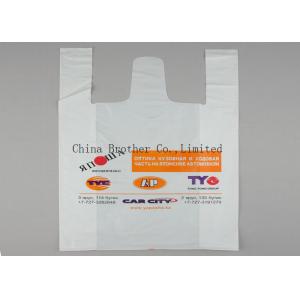 China Eco - Friendly PE Supermarket Shopping Bags , Plastic Handle Bags Packing Garment supplier