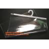 reusable transparent hanger hook plastic bags,degradable d2w hdpe/ldpe die cut /