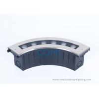 China Recessed IP67 LED Inground Lights Curved Shaped 24VDC 220V 12W 18W For Garden on sale