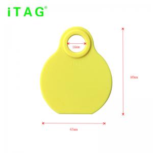 cattle neck tag,cow ear tag,cattle ID tag,with rope and lock，plastic TPU material,80*65mm,yellow,pink,light blue color