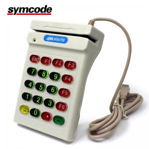 China Manual Magnetic Stripe Card Reader Excellent Hand Feel For Restaurant Receipt supplier