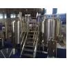 China SUS 304 7Bbl Large Scale Brewing Equipment Semi Automatic Control System wholesale