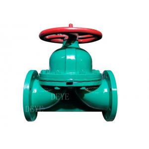 barrier Type Cast Iron Diaphragm Valve With Flange Ends