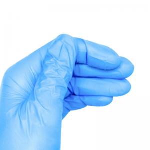 Durable ISO13485 Disposable Nitrile Examination Gloves 240mm Dust Proof