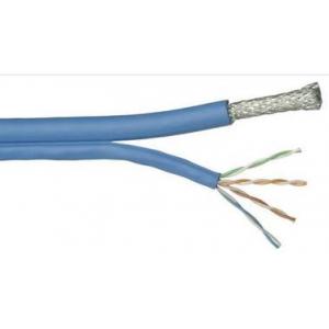 China 4 Pair CAT5E Lan Cable , RG6QUAD with 24AWG UTP CAT5E Cable For computer network supplier