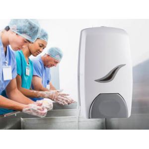 Customized Logo Print Touch Soap Dispenser Wall Mounted Plastic Soap Dispenser