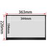 15.6-Inch Industrial-Grade Metal Touchscreen Display Full HD 1920x1080 IPS Panel with 10-Point Capacitive Touch