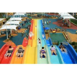 China Classic Adult Rainbow Race Water Park Slide / Water Sports Equipment supplier