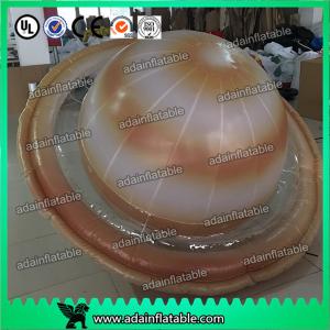 China Customized 2m Inflatable Planet Decoration Lighting Inflatable Saturn supplier