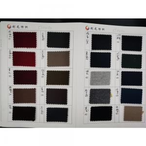 Customized Loop Yarn Dyed Woven Fabric Wool Cotton Polyester Blended Fabric for Suit