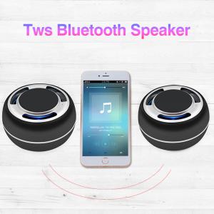 Mobil phone wireless charging bluetooth speaker TWS portable BT speaker with MP3 music AUX and FM