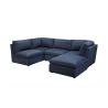 China Practical Antiwear Modern Modular Sofa , Foldable Sectional Couch With Chaise wholesale