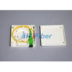 China FTTH Network Fiber Optic Terminal Box with SC APC Fiber Pigtail supplier