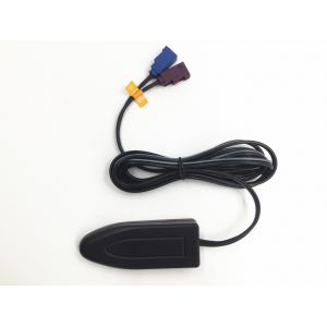 GPS + 4G Combine 2 In 1 Antenna Fakra Connector RG174 2M Length In Black