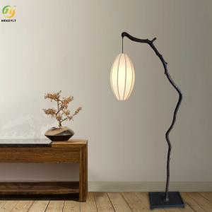 Modern New Chinese Style Branch Lantern Floor Lamp For Hotel Bedroom Living Room