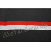 China Custom Printed Medal Ribbons , Medallion Neck Ribbons For Sports Medals on sale