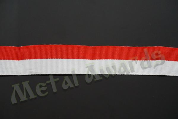 Custom Printed Medal Ribbons , Medallion Neck Ribbons For Sports Medals