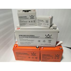 6V Deep Cycle Lead Acid Battery 150ah For Power Plant / Wind Power Plant