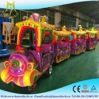 China Hansel children park riders outdoor electric mall trains/kids electric amusement train rides for sale on sale