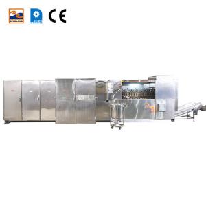 PLC Waffle Basket Production Line Automatic Snack Food Production Machinery