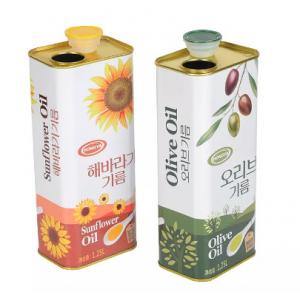 PMS Printing Food Tin Can Cooking Oil Bottle Custom Logo