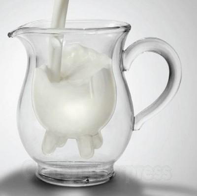 Taza doble de la leche de la cubierta hecha en China