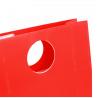 Red paper bag tea packaging gift die cut handle ivory paper bag