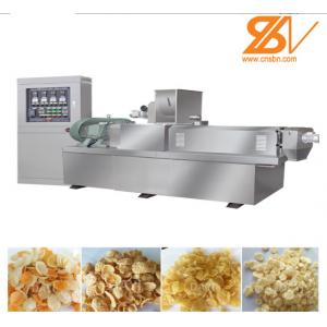 Stable Performance Corn Flakes Production Line / Cereal Bar Making Machine