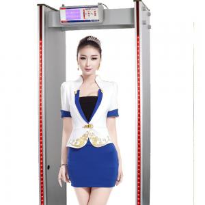 China 6 / 18 Zone Switchable Walk Through High Sensitive Metal Detector MCD600 supplier