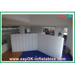 China Family Air Inflatable Partition Wall /  Blown Up Led Light Joint Wall For Wedding supplier