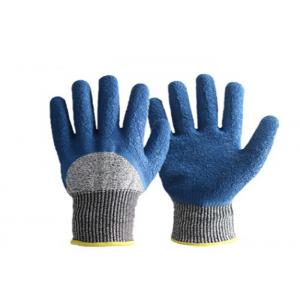 China HPPE Level 5 Nitrile Coated Work Gloves Cut Resistant For Glass Manufacturing supplier