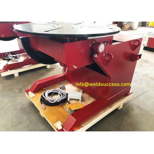 China 2Ton Pipe Welding Positioner, Automatic Welding Positioner Turntable With Hand Control Box And Foot Pedal wholesale