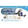 Counting packing machine bucket conveyor type with 12 bowls, customized enclosure and checkweigher