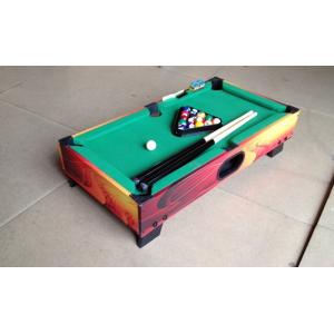 China Attractive Kids Play Mini Game Table Color Graphics Design Wood Pool Table wholesale