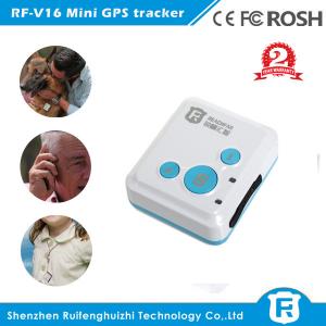 China 2016 best price mini personal gps tracker hand held use for kids elderly students RF-V16 supplier