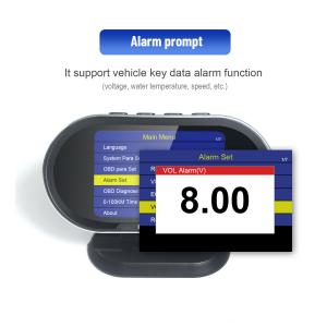 China OBD 2 guage Head Up Display Car Digital Boost Gauge speedometer gauge supplier