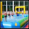 CE Fun new air tight water football game inflatable soap soccer field