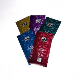 China Custom Printed Shrink Wrap Bottle Labels , Waterproof Shrink Wrap Bands CMYK Color supplier