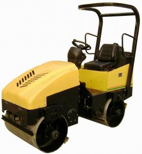 China 1300kgs Ride-on Vibratory Double-Drum Road Roller on sale 