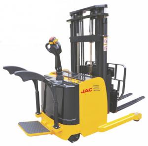 Single Scissor Stand Up Electric Forklift 1 2 Ton With Small Turning Radius For Sale Reach Truck Forklift Manufacturer From China 109058653