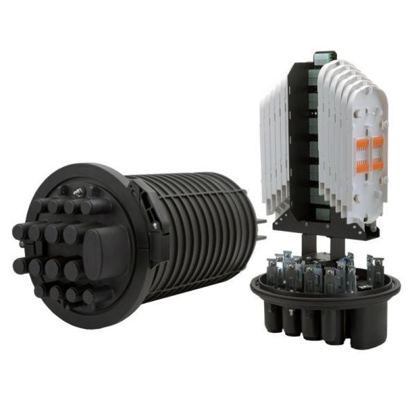 FTTH Mini Terminal Box Dome Closure with Fiber Optic Splice Box and IP68 Performance