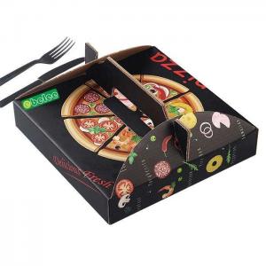 E Flute Pizza Packaging Box 12 Inch Black