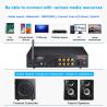 Integrated Desktop Bluetooth 5.0 Multi Channel Amplifier with 4.1 Channel and 400 Watts for Home Theater