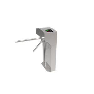 China RFID Vertical Tripod Access Control Turnstile Gate Intelligent 3 Arm With Sensor wholesale